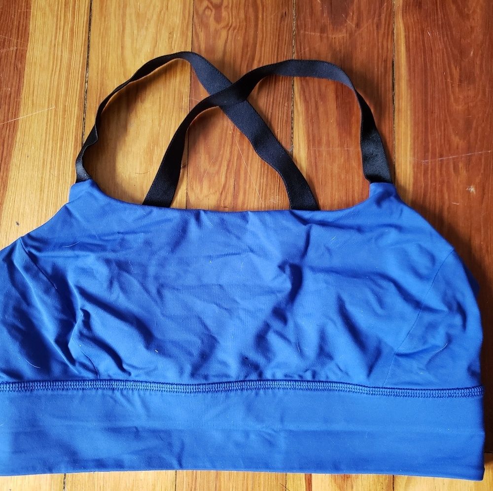Lululemon cobalt blue sports bra